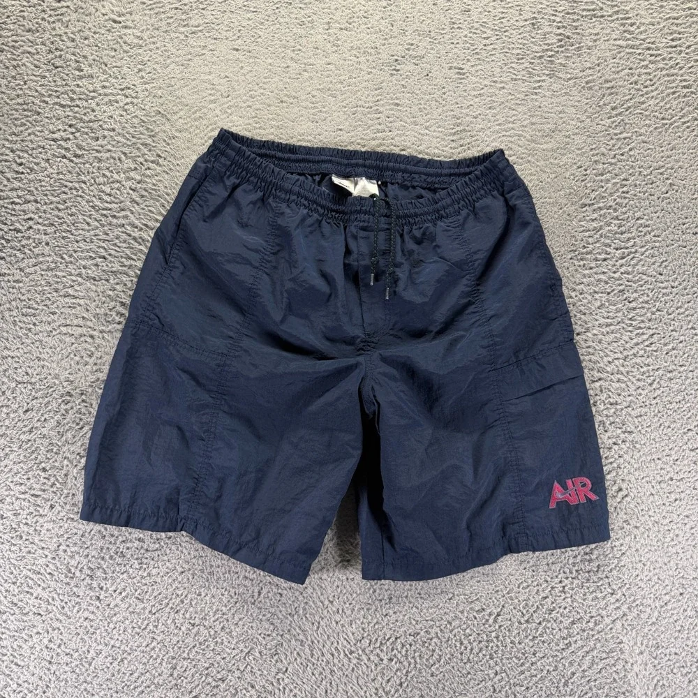 Vintage Nike Air Short Mens XL Blue Nylon Cargo Workwear Outdoor Summer Retro